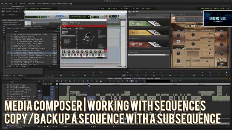 Media Composer | Copy/Backup a Sequence with a SubSequence