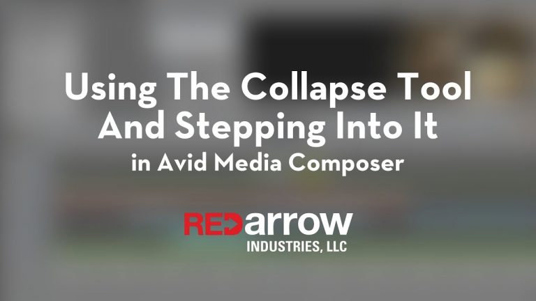 Using the Collapse Tool and Stepping Into It