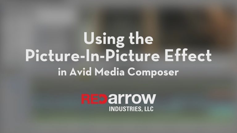 Using the Picture In Picture Effect in Avid Media Composer