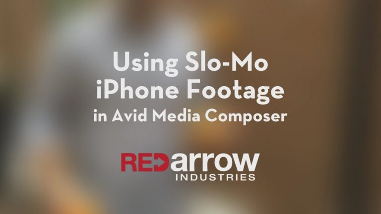 Using Slo-Mo iPhone Footage in Avid Media Composer