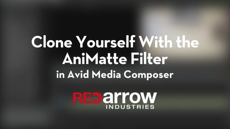 Clone Yourself with the AniMatte Filter in Avid Media Composer