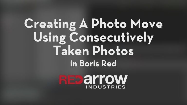 Creating A Photo Move Using Consecutively Taken Photos Inside Boris Red in Avid Media Composer