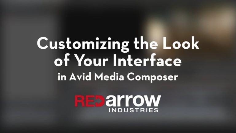 Customizing the Look of Your Interface in Avid Media Composer