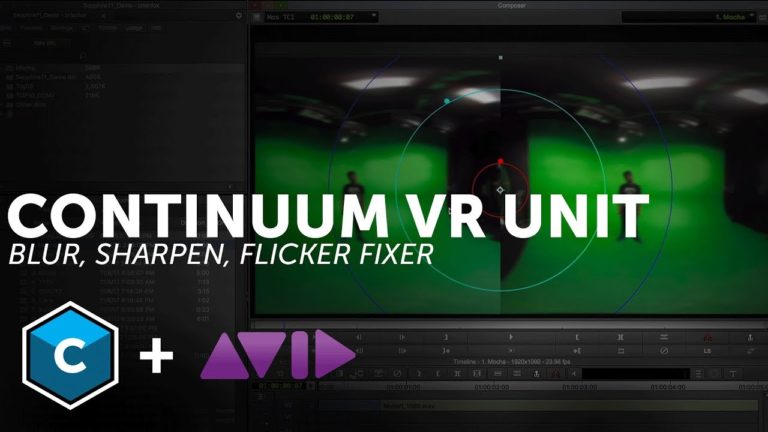 VR tools for Avid Media Composer- Blur, Sharpen, and Flicker Fixer