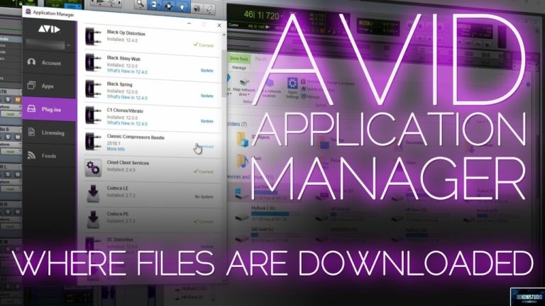 Avid Application Manager | Where files are downloaded (Windows)