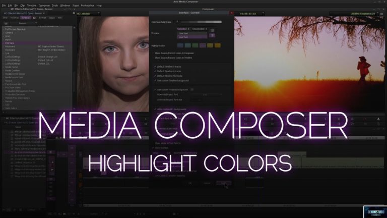 Media Composer 2018 | Highlight Colors