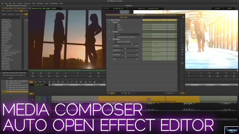 Media Composer 2018 | Auto Open Effect Editor