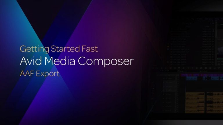 AAF Export in Media Composer