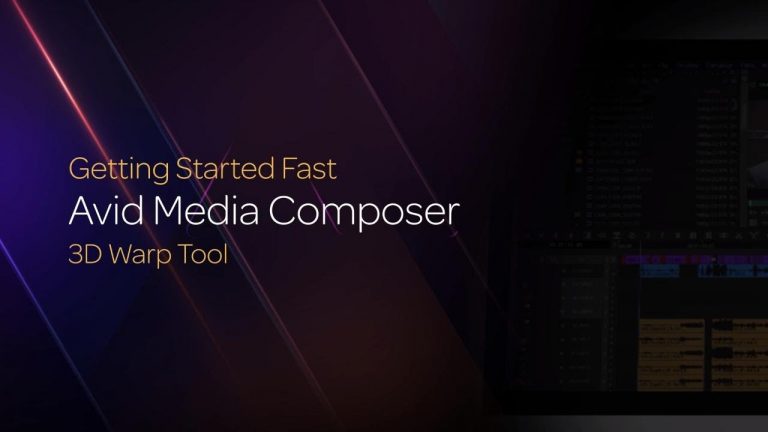 The Media Composer 3D Warp Tool