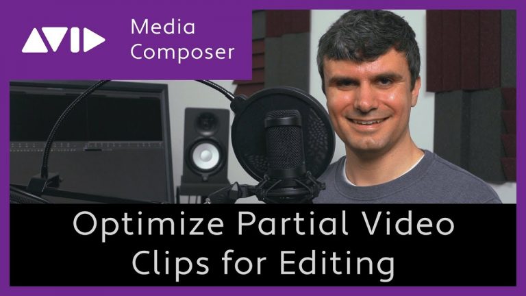 Avid Media Composer – Optimize Partial Subclips for Video Editing