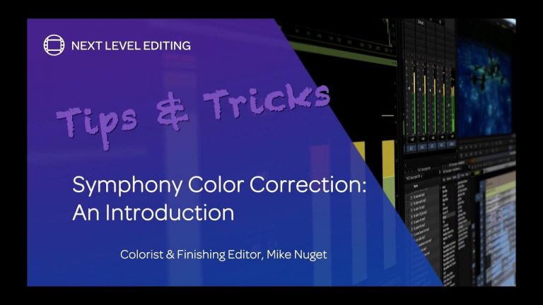 Symphony Color Correction – An Introduction