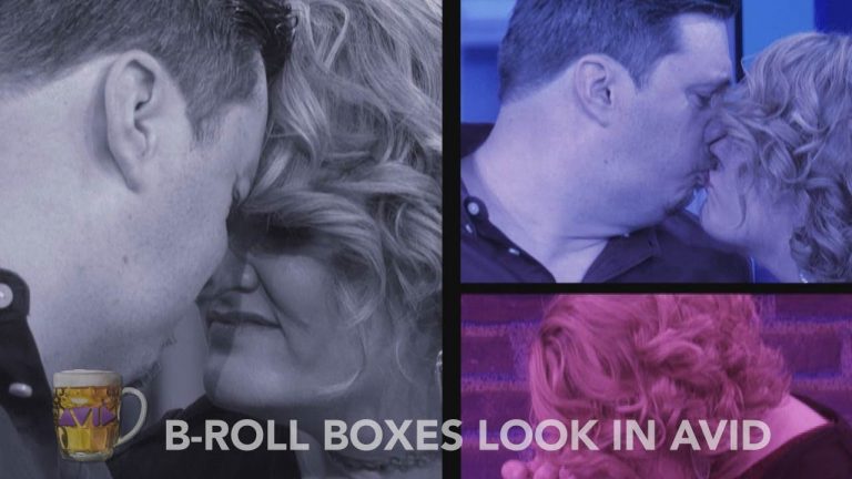 B-Roll Boxes Look in AVID
