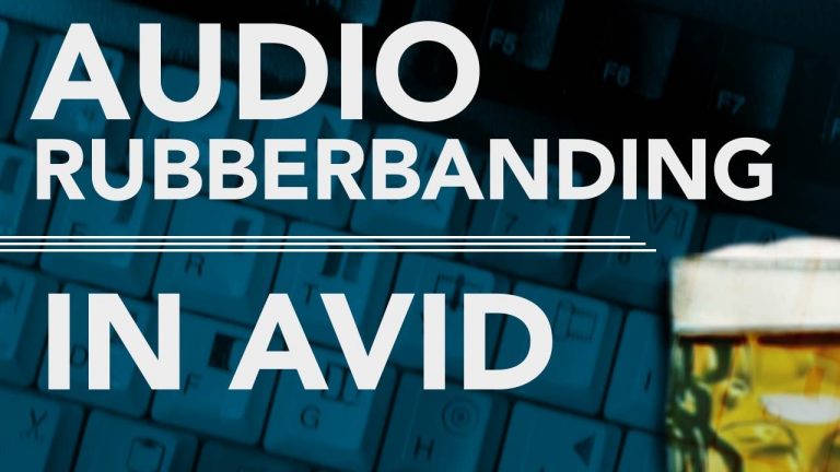 Audio Rubberbanding in AVID