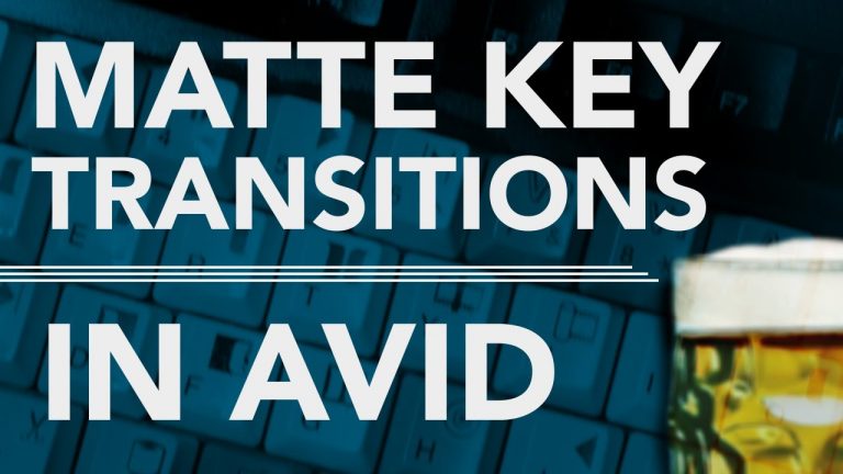 Matte Key Transitions in AVID! Free Download!