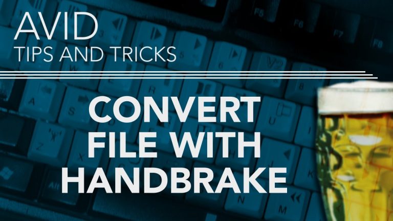 Convert Video File With Handbrake For Free