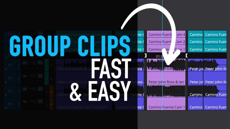 How to Group Clips fast (Multicam) – Avid Media Composer Tutorial