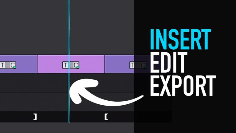 Insert Edit Export to File (MXF OP1a) – Avid Media Composer Tutorial