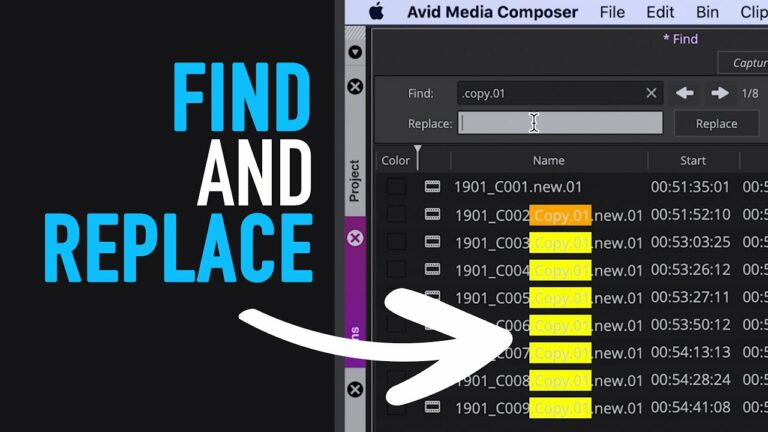 What’s New in Avid Media Composer 2020: Find and Replace Tool – Tutorial