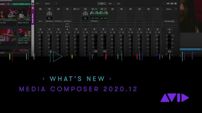 What’s New in Avid Media Composer 2020.12