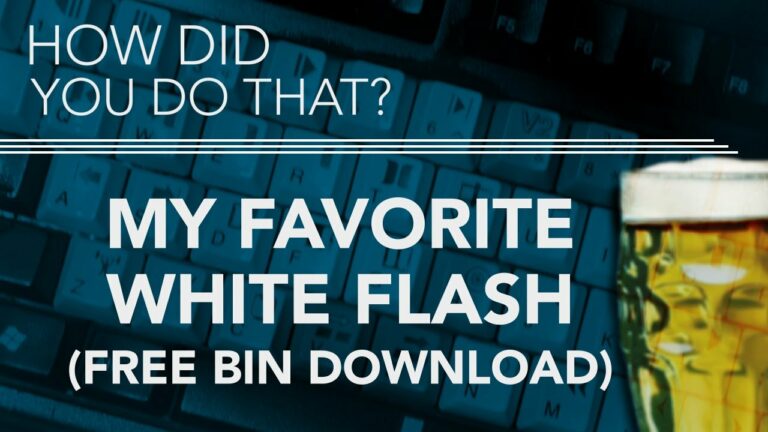 My Favorite White Flash (Free Bin Download)