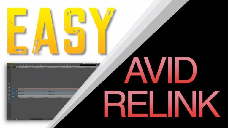 How to Relink in Avid