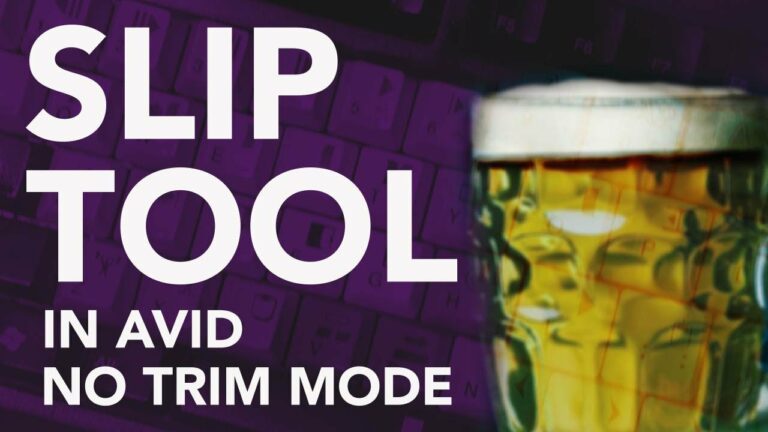 Slip Tool in AVID – NO Trim Mode