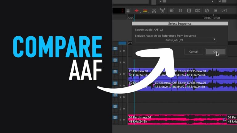 What’s New: AAF Export: Compare Two Sequences – Avid Media Composer Tutorial
