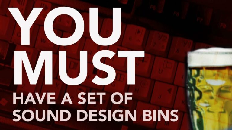 You Must Have A Set Of Sound Design Bins In AVID. Free Download!