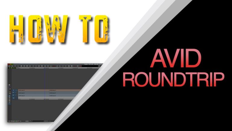 How to round trip in Avid