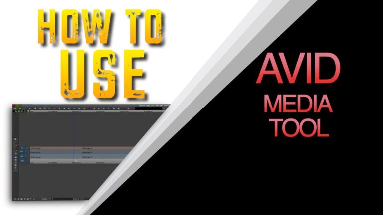 How to use the Avid Media Tool
