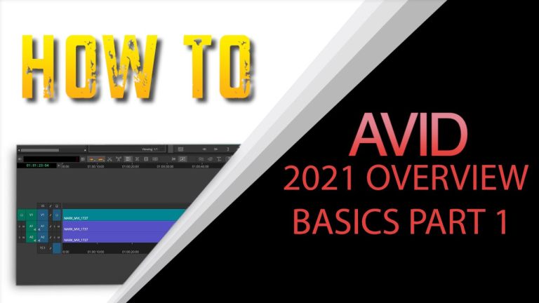Avid 2021 Basic Overview Part 1