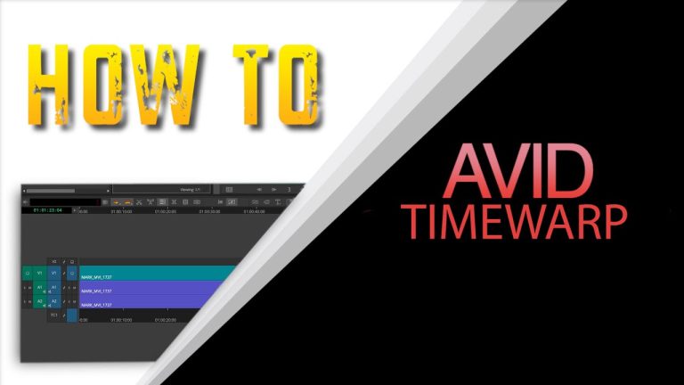 How to use Avid Timewarp