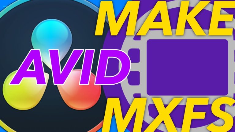 Making DNx Proxies for Avid MC in DaVinci Resolve