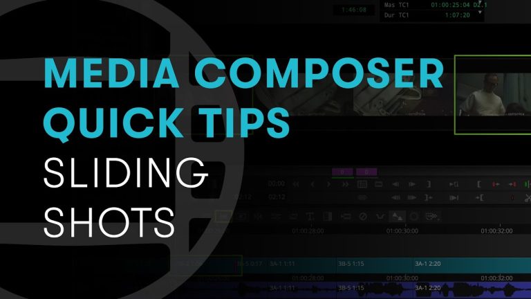 Media Composer Quick Tips: Sliding Shots