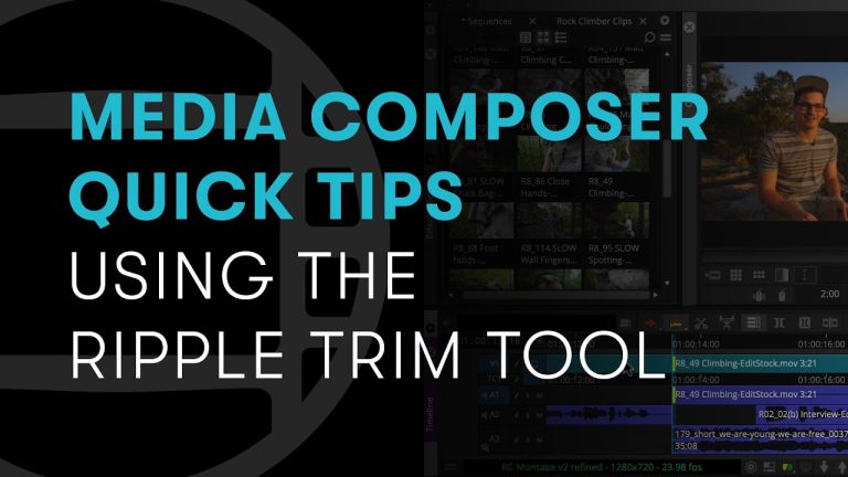 Media Composer Quick Tips: Using the Ripple Trim Tool