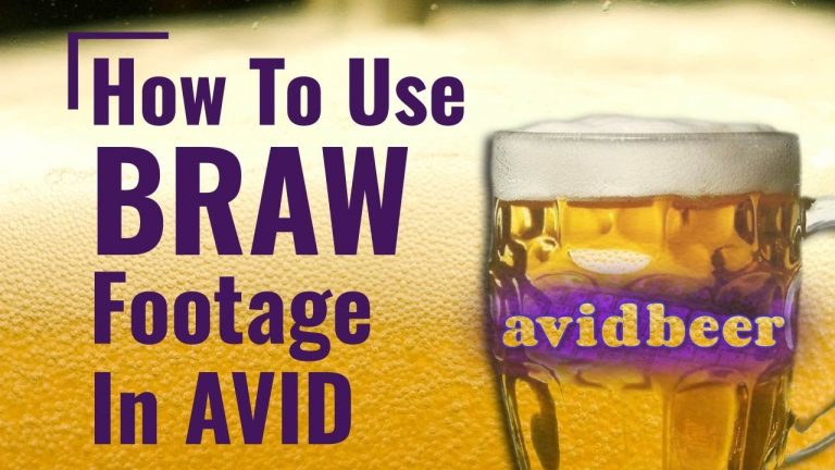 How To Use BRAW Footage in AVID
