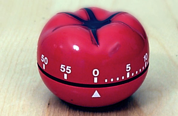 A pomodoro timer