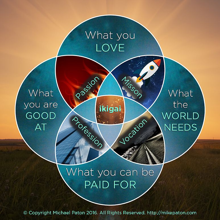 Ikigai image to inspire a social sabbatical