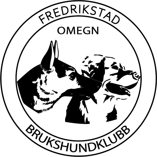 Logoen til Fredrikstad omegn brukshundklubb