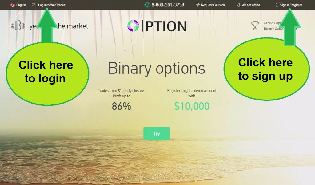 GCOption Review binary options