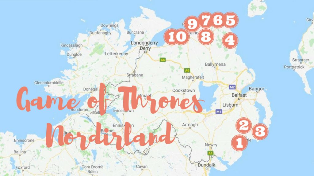 Inspelningsplatser för Game of Thrones i Nordirland