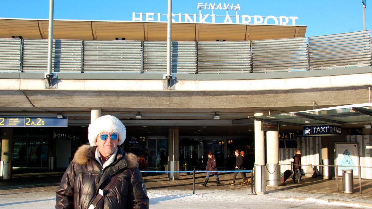 Helsingfors flygplats, på väg mot Åbo skärgård