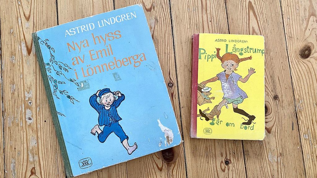 Gamla böcker - Emil och Pippi