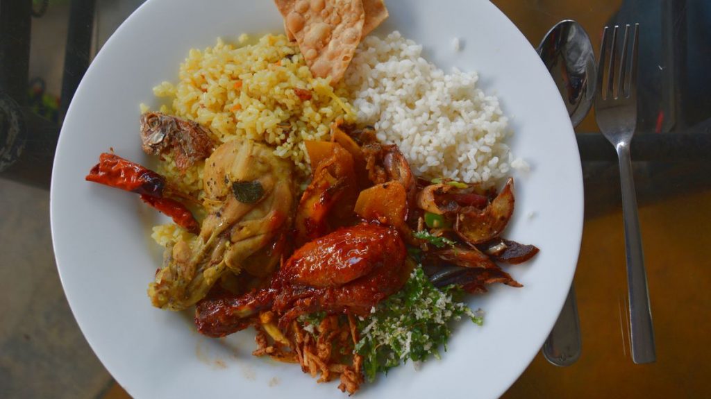 Lunchbuffé Sri Lanka