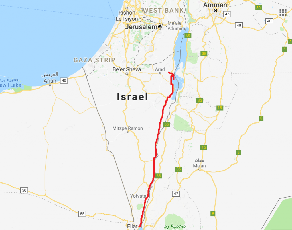 Roadtrip Döda havet