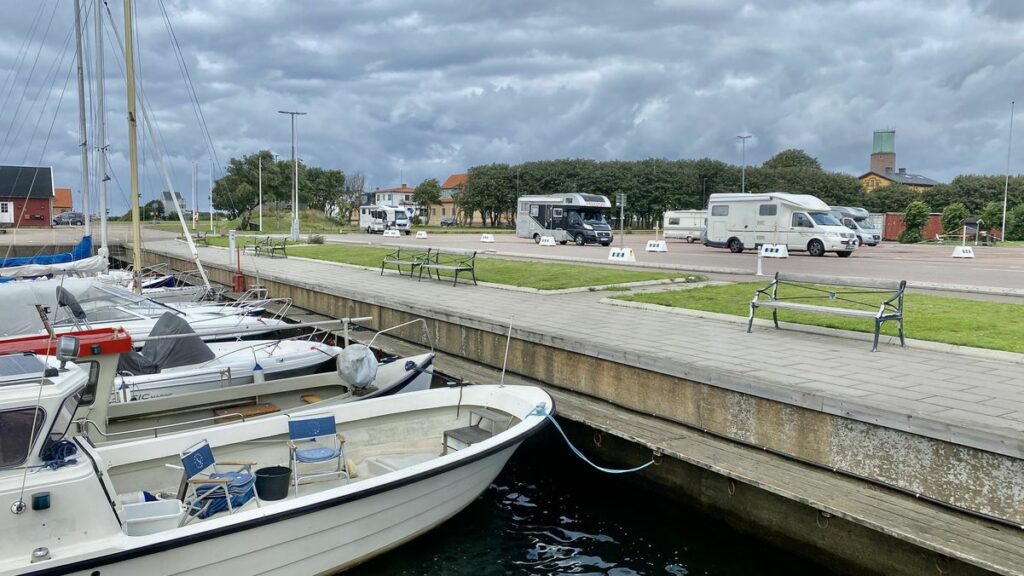 Ställplatser i Skåne - Höganäs hamn