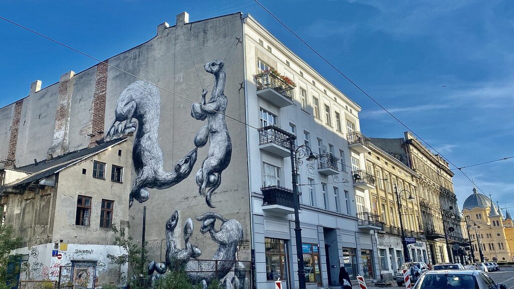 Street art i Łódź