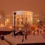 Vinter i Kiev – ett snöigt Ukraina