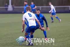 GGIF Fodbold serie 2 herrer træningskamp 18. marts 2023 mod BK06 Esbjerg