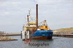 Sandsuger i Thorsminde havn - Foto: René Lind Gammelmark